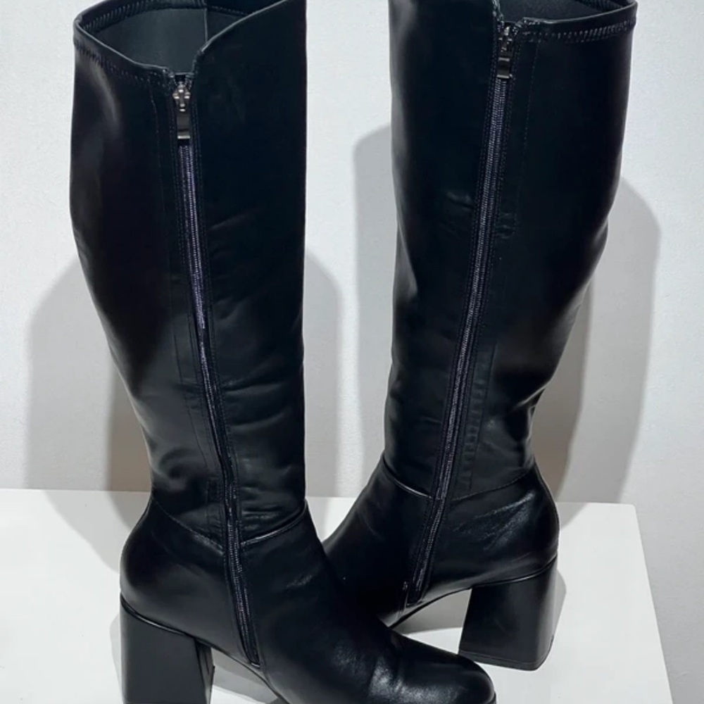 Boots Black Heeled Women's Boots